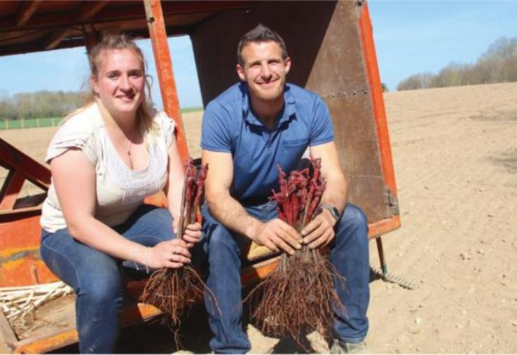 Delphine et Matt, un couple franco-britannique et le début d’une aventure viticole en Normandie. Une façon aussi d’ancrer durablement