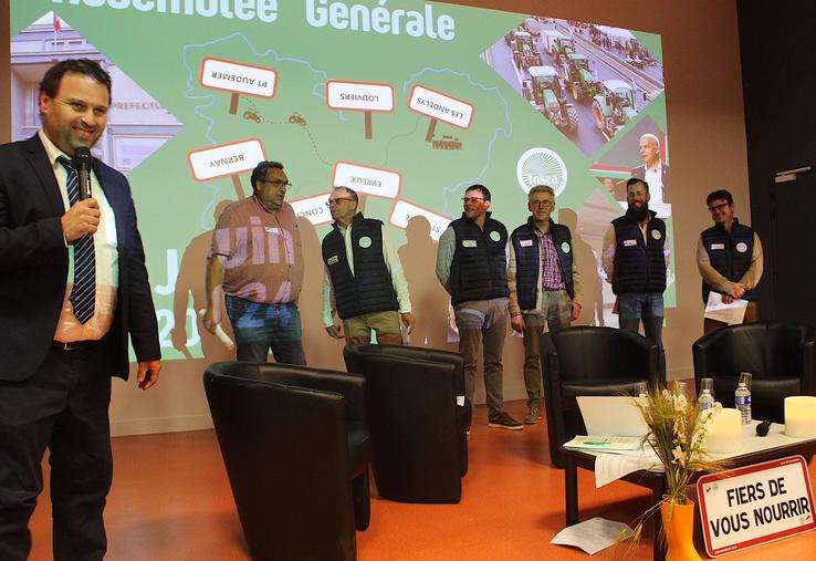 Amaury Levesque a insisté sur l'importance de l'unité et de la cohésion dans le cadre des prochaines élections Chambre d'agriculture.