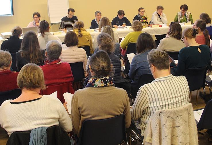 Très bonne participation des agricultrices de l'Eure le 3 avril dernier pour l'assemblée générale des GDFA. "Une valeur ajoutée pour nos exploitations et pour nous-même", a insisté Nelly Vandermeersch, une des présidentes de concert avec Martine Gauthier et Séverine Delavoipiere.