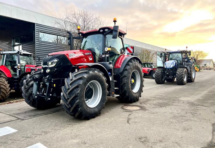 En fonction des niveaux, les élèves se sont initiés à la conduite des tracteurs.