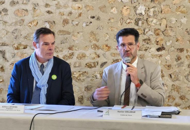 « Sans eau, rien ne pousse » : le préfet a placé la question de l'accès à l'eau parmi les enjeux majeurs pour l'avenir agricole.