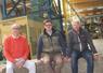 Jean-Louis Maurice (directeur de la linière Ressault), Simon Den-Haerinck (directeur de production) et Franck Bourcier (responsable projet Depoortere). "On doit prendre du plaisir quand on construit une usine à 3".