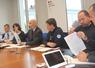 Gendarmerie et Police autour de Charles Giusti. "La cybersécurité, c'est l'affaire de tous, une question de responsabilité individuelle", insiste le préfet de l'Eure.