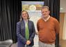 "Nous avons besoin des remontées de terrain pour identifier les problématiques", déclare Lucie Morgand, nouvelle présidente de l'AGPL, au côté de Vincent Meyer, président du syndicat des producteurs de lin bas normands.