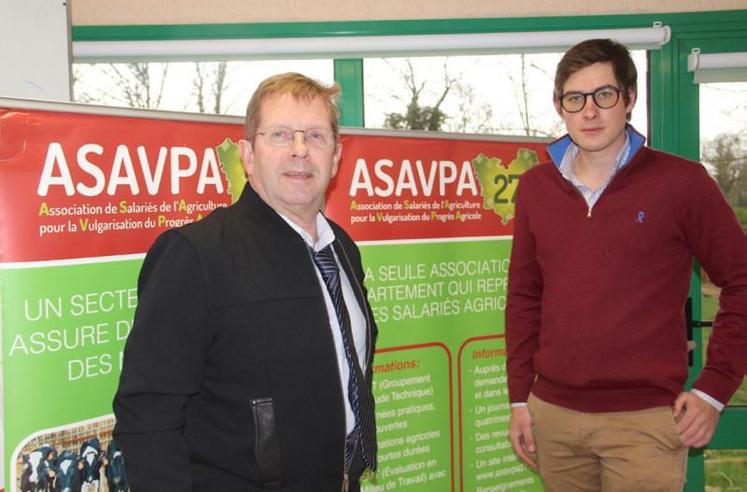 Patrick Poulet et Quentin Avenel, son vice-président.
Le renouvellement des générations est aussi une préoccupation de l’association.