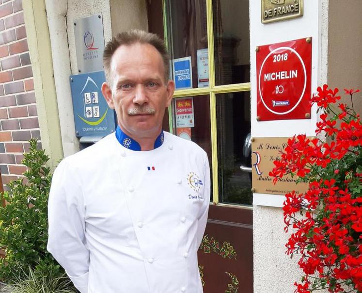 Denis Chevalier, chef du restaurant Le Madeleine à Verneuil-sur-Avre