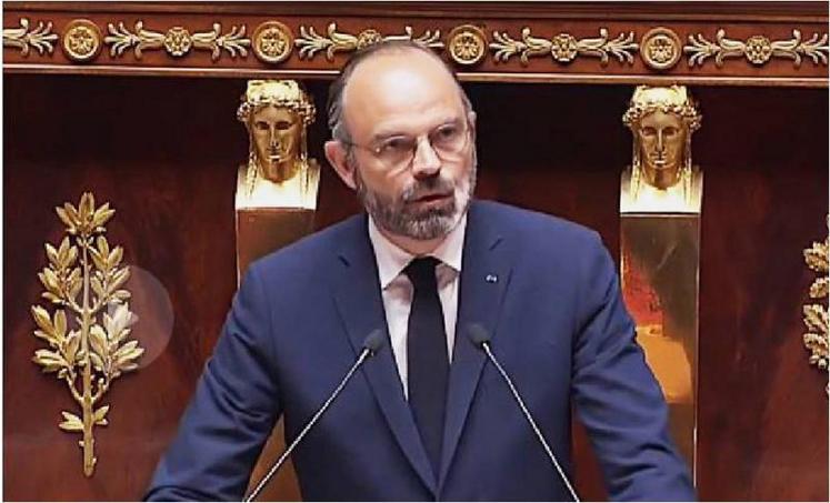 Edouard Philippe lors de son discours à l’Assemblée
nationale le 28 avril dernier.