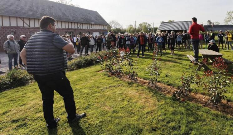 Plus d’une centaine de marcheurs s’est présentée à la 1re édition de la Rando des rillettes.