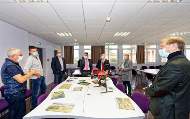 Au lycée agricole de Chambray, les drones
font décoller la formation technologique