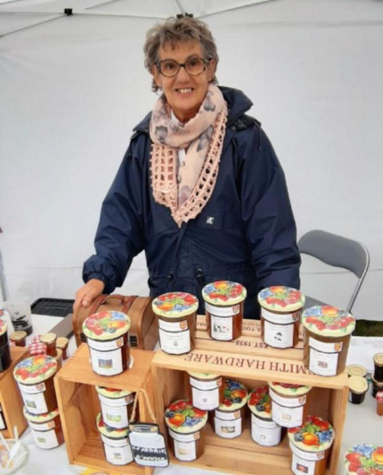 Annick Baillehache-Lamotte et ses confitures artisanales
insolites, parfois aux fruits, parfois aux légumes.
