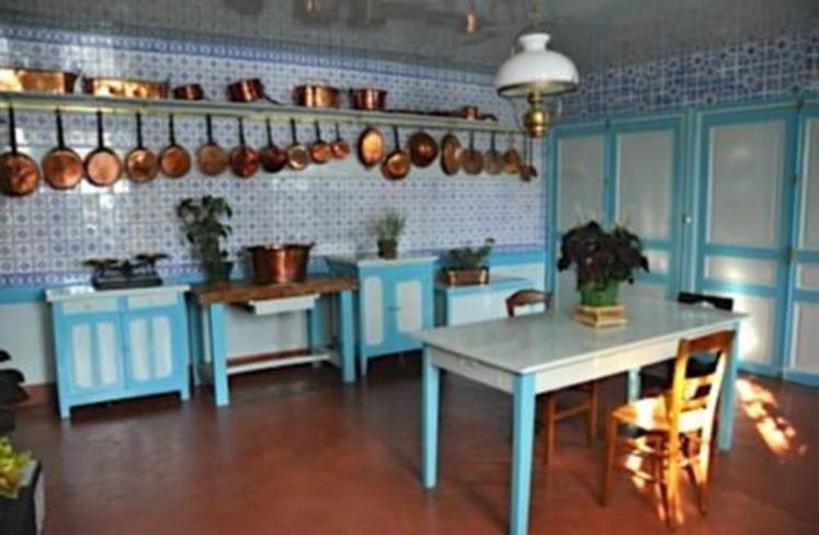 La couleur du stand de l’Eure au Salon de l’agriculture est la couleur bleue qui domine dans la cuisine de Claude Monet à Giverny. Un site touristique
emblématique du département qui accueille plus de 600 000 visiteurs par an.