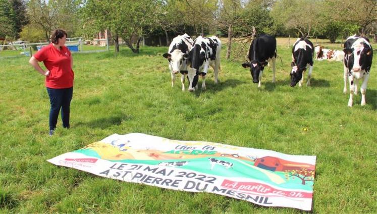 Noémie Bois (président de JA Pays d'Ouche) : « chaque groupe sera accompagné d'agriculteurs, jeunes ou ainés. Notre objectif est que le grand public reparte avec les bonnes réponses aux questions qu'ils se posent »