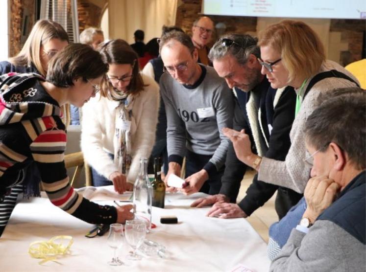 Un « escape game » autour de la thématique du plan pomme de la Région Normandie a été proposé aux participants, en lien avec Les feux d'optimisme (Paris), créateurs de jeux sur mesure.