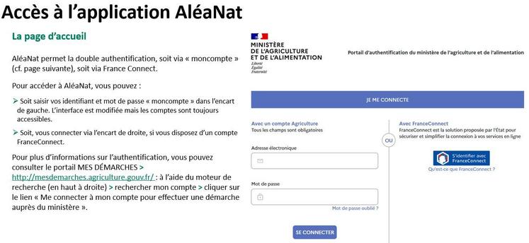 Comment accéder à l'application AléaNat ?