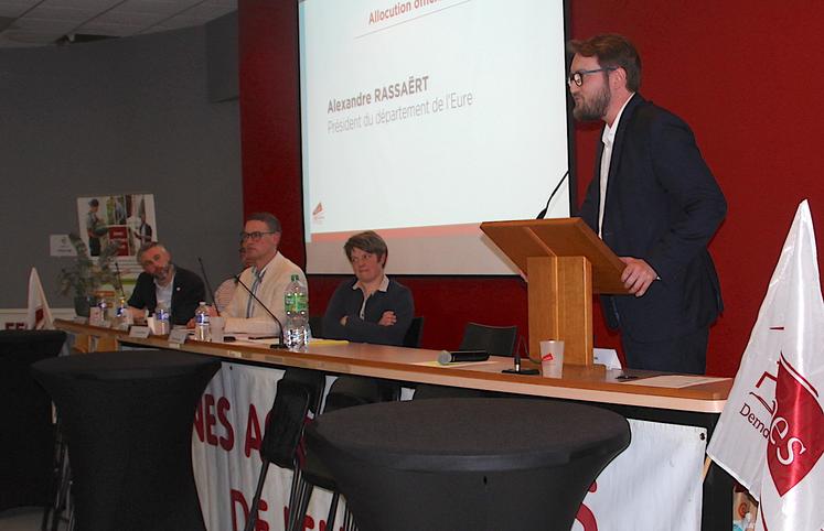 Alexandre Rassaërt : "il faut faire front commun face aux discours contre l'agriculture", a invité le président du département de l'Eure.