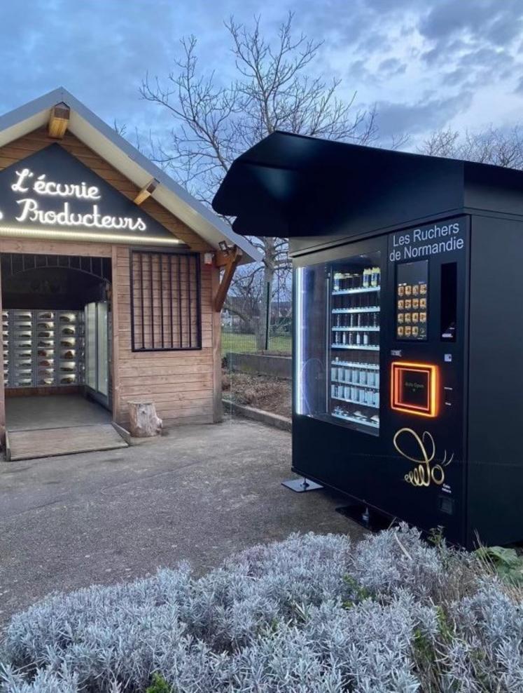 Un premier distributeur automatique 100 % est installé à Saint-Marcel.