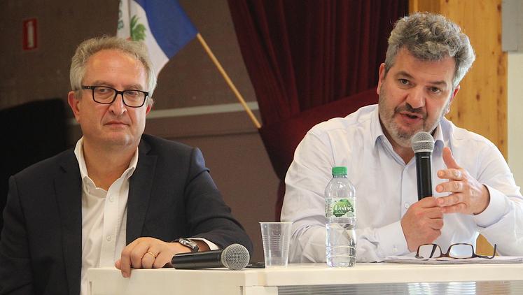 Vincent Laudinat (directeur général de l'ITB) et Nicolas Rialland (directeur général de la CGB) sont intervenus sur le PNRI (Plan National de Recherches et d'Innovations) et les enjeux de la filière.