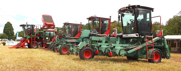 Toutes les filières étaient représentées comme le lin, un des poumons économiques de la ferme euroise...