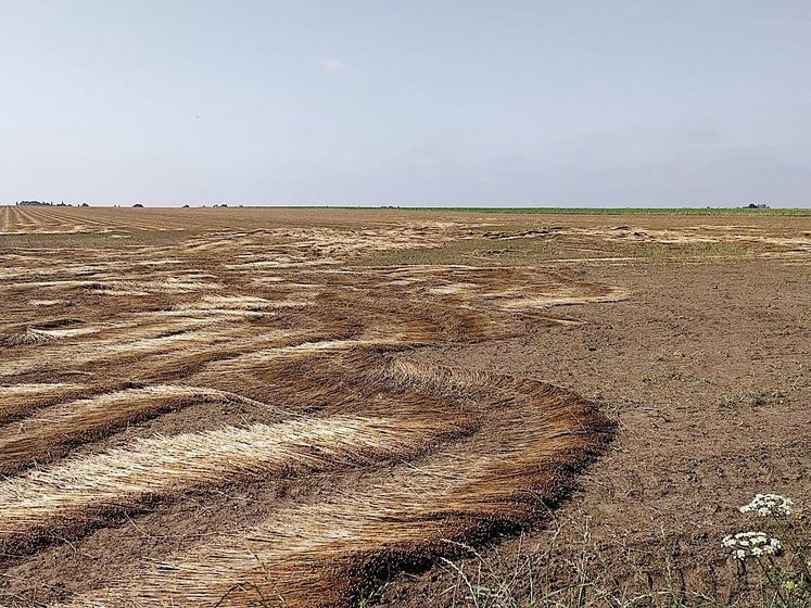 Il va falloir jouer de la fourche pour enrouler.
