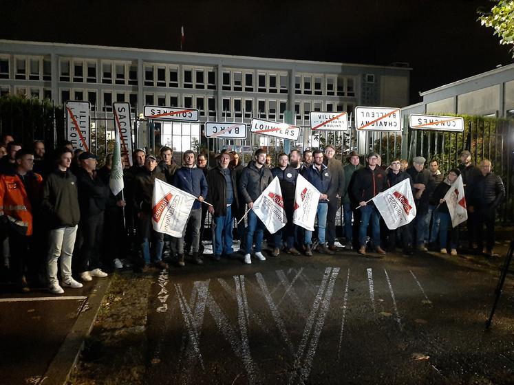 Rassemblement à Evreux.