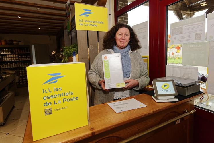 Patricia Auffret propose dorénavant les services courants de La Poste.