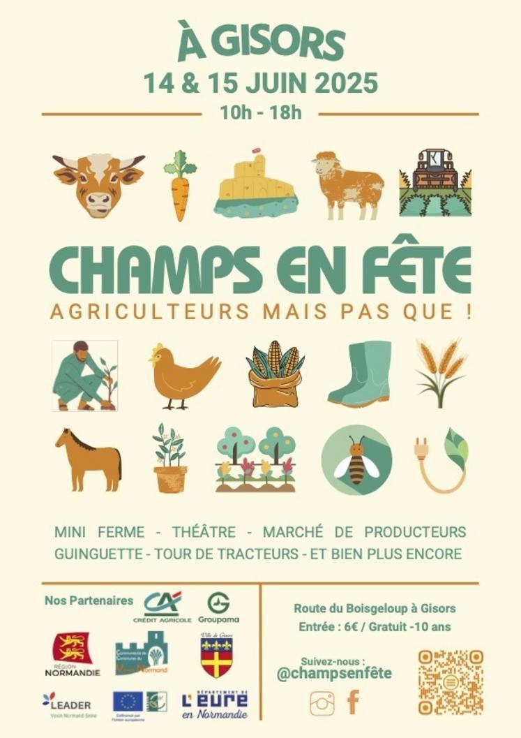 Champs en Fête : un monde de partage et de découverte. Les agriculteurs nourrissent le monde mais sont loin de ne faire que ça.