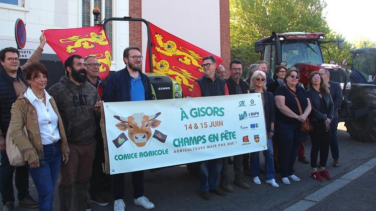 La ruralité a pris sa place en ville devant l'école Jean Moulin de Gisors. Les 14 et 15 juin prochains, opération inverse. C'est la ville qui est invitée à la campagne.