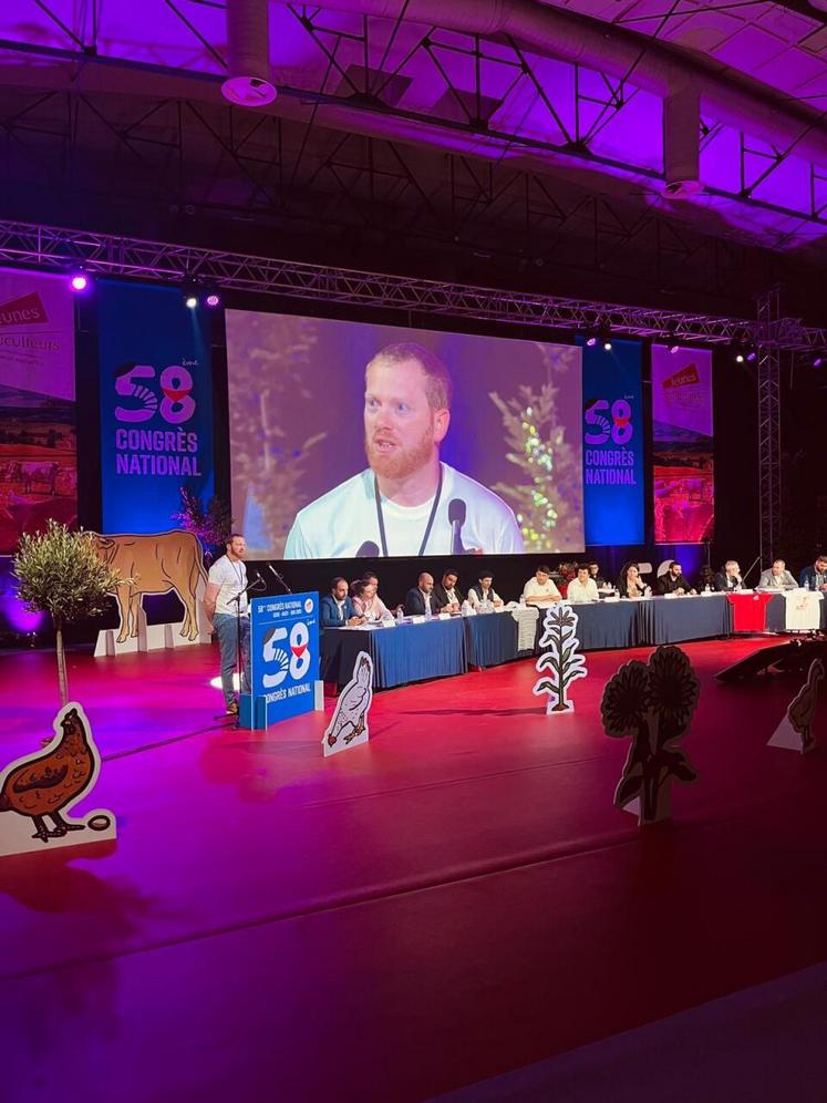 Intervention d'Emmanuel Roch, président de JA Normandie.