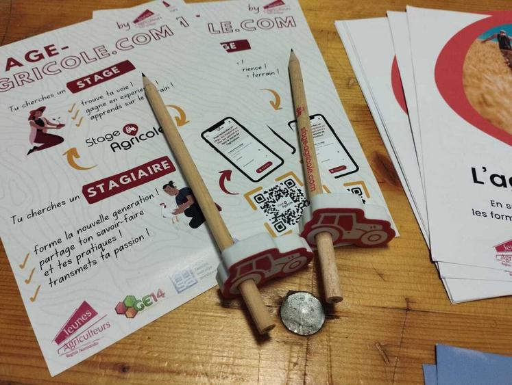 Une occasion pour faire la promotion du dispositif Stage Agricole.