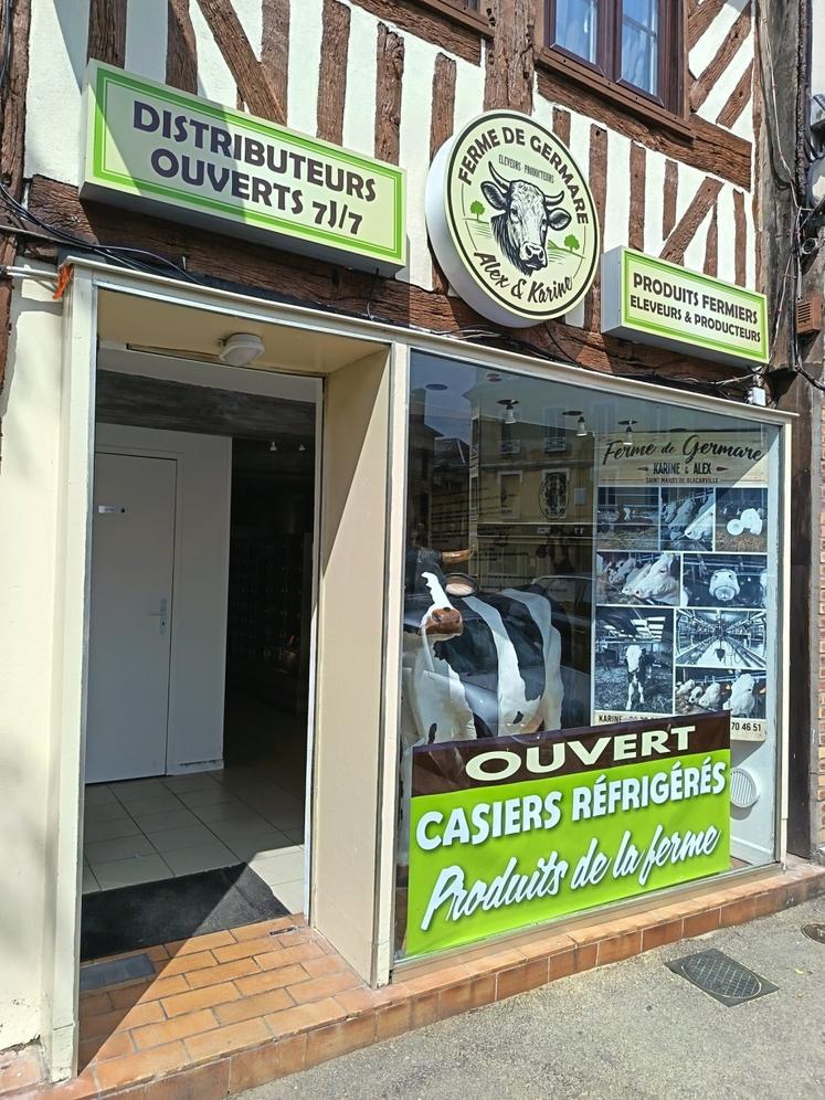 Alex et Karine ont repris une boutique de fleuriste.