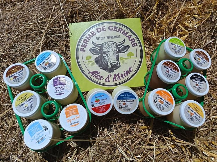 Le yaourt nature et la crème dessert caramel beurre salé ont reçu des médailles au salon de l'agriculture.