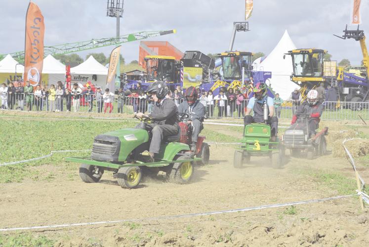 Une quinzaine de participants pour le garden cross, nouveauté de l'événement.