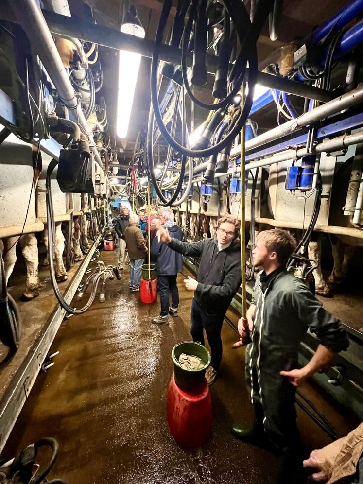 Joris Soenen a animé un atelier de découverte de la ferme