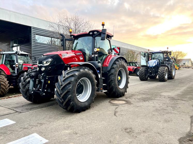 En fonction des niveaux, les élèves se sont initiés à la conduite des tracteurs.