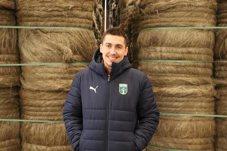 Rencontre Florian Lemasson coopérative linière nord de Caen semences lin foot coupe de France FC Bayeux
