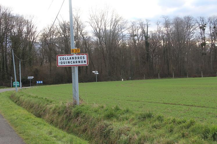 Collandres, qui n'avait qu'un seul L au XVIIIe siècle, est un composé toponymique de "court" et "landes". Elle a été rattachée à Quincarnon, "le bois des voleurs", en 1837.