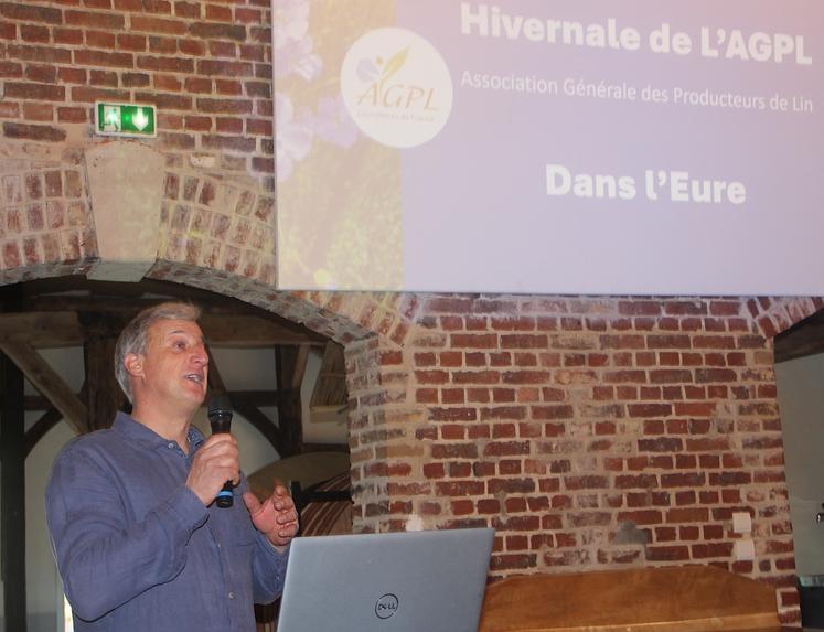 Stéphane Vacher : "le lin tire son épingle du jeu mais il faut nous adapter à la demande en gérant l'augmentation des surfaces".