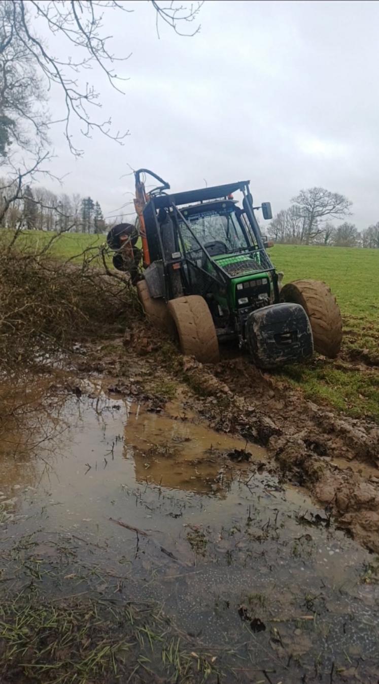 Une grande partie des parcelles est restée inondée pendant des semaines.