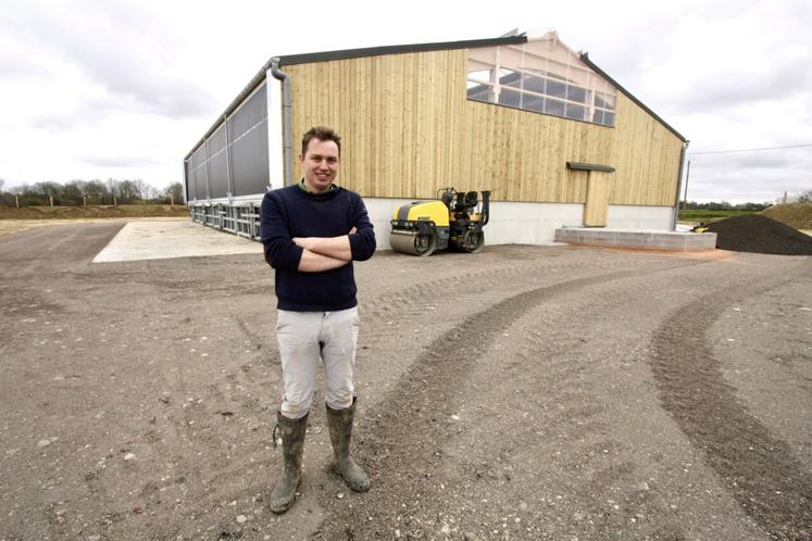La porcherie a été construite en 4 mois.