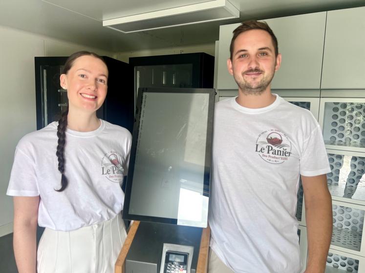 Romane Paysant et Bastien Gadeyne s'associent pour ouvrir une boutique automatique 24h/24 et 7j/7.