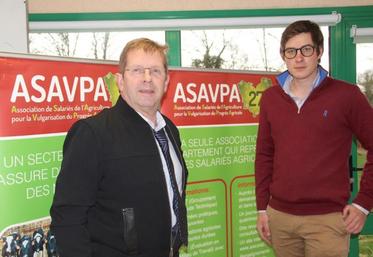 Patrick Poulet et Quentin Avenel, son vice-président.
Le renouvellement des générations est aussi une préoccupation de l’association.