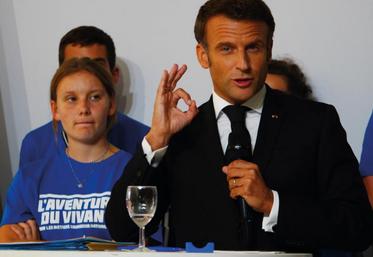 En déplacement sur la fête agricole Terres de Jim, le président de la République a fait plusieurs annonces concernant la réforme de la gestion des risques climatiques.