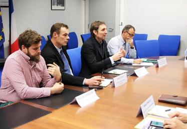 De gauche à droite : Pierre-Yves Lenormand, Gilles Lievens et Fabrice Moulard.