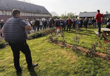 Plus d’une centaine de marcheurs s’est présentée à la 1re édition de la Rando des rillettes.