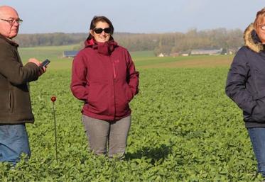 Laurent Vermersch, Sarah Pollet et Anne-Laure Marteau. Cette démarche volontaire concerne globalement une centaine d'agriculteurs pour un potentiel de 230.