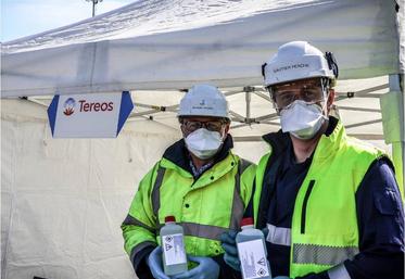 La production est passée de 40 000 litres par jour à
500 000 litres par jour.