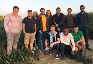 L'équipe incomplète du comité de pilotage d'Agricult'Eure en Folie.