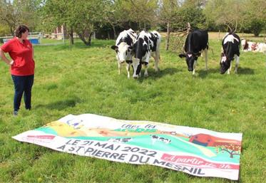 Noémie Bois (président de JA Pays d'Ouche) : « chaque groupe sera accompagné d'agriculteurs, jeunes ou ainés. Notre objectif est que le grand public reparte avec les bonnes réponses aux questions qu'ils se posent »