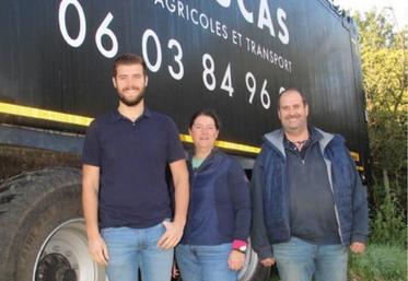 Lucas, Sandrine et Arnaud Clomenil ont créé l'ETA (Entreprise
de Travaux Agricole) Lucas pour consolider l'installation d'un jeune. Ils sont nouveaux adhérents d'EDT Normandie.