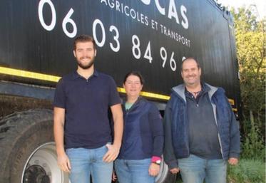 Lucas, Sandrine et Arnaud Clomenil ont créé l'ETA (Entreprise
de Travaux Agricole) Lucas pour consolider l'installation d'un jeune. Ils sont nouveaux adhérents d'EDT Normandie.